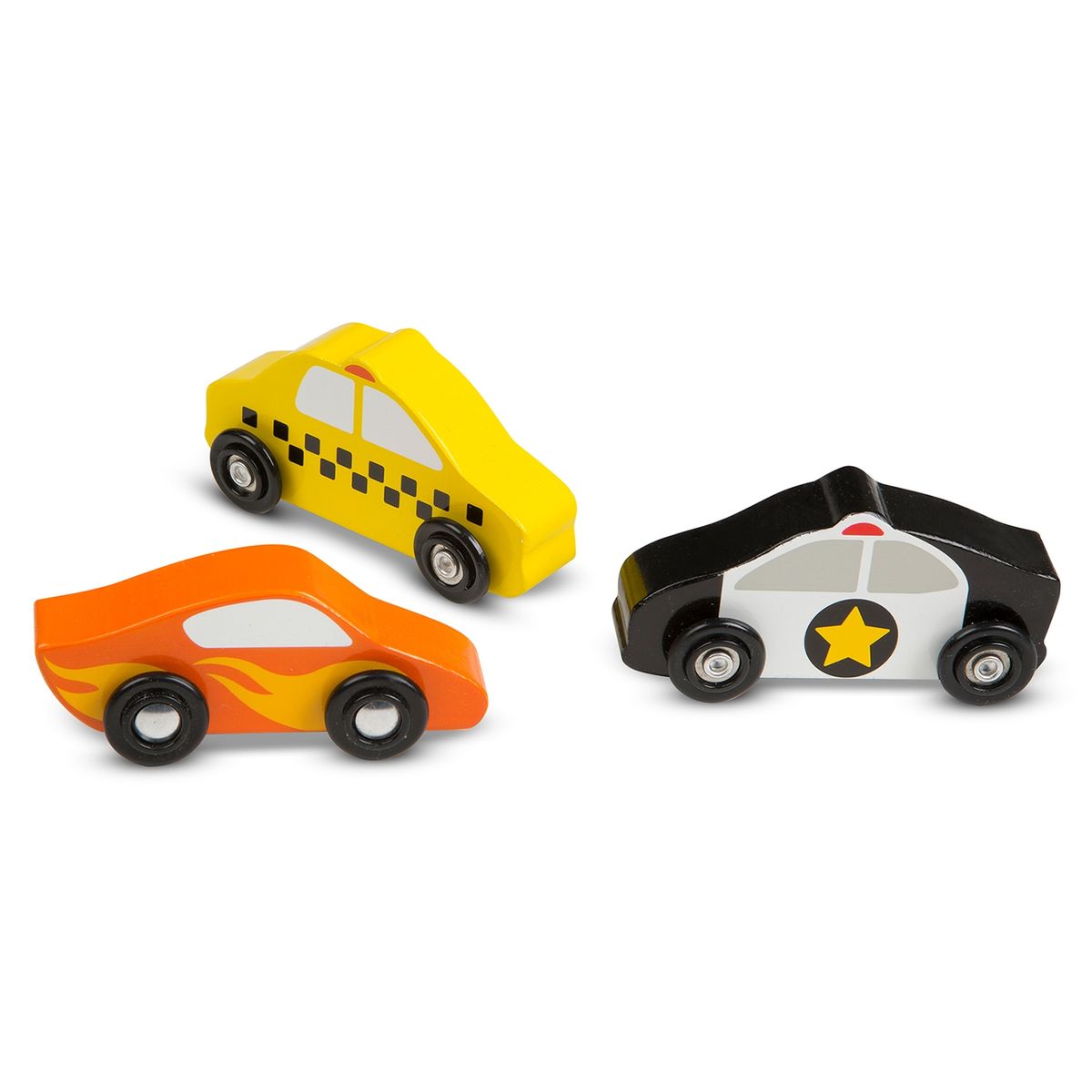 MELISSA & DOUG - Set Autos De Madera Melissa & Doug