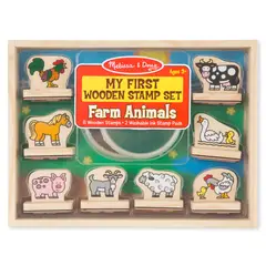 MELISSA & DOUG - Mi Primer Set De Stamps Animales De La Granja