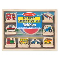 MELISSA & DOUG - Mi Primer Set De Stamps Vehículos