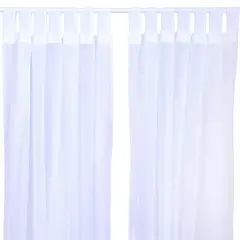 MASHINI - Set 2 Cortinas Velo Presilla Velo