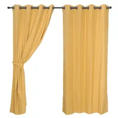 MASHINI - Set De Cortinas Sun Out Poliéster 140X220 Cm