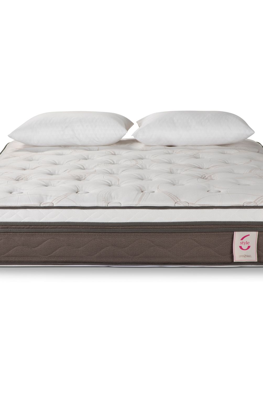 ROSEN - Colchón New Style 6 2 plazas x 1.90mt + Almohadas Rosen