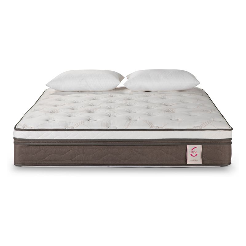 ROSEN - Colchón New Style 6 2 plazas x 1.90mt + Almohadas Rosen