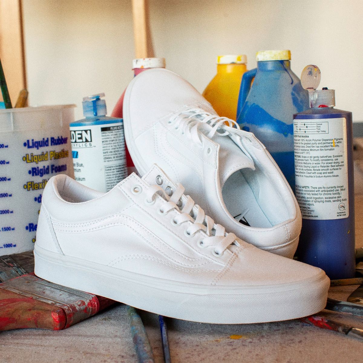 VANS - Vans Zapatilla urbana hombre blanco