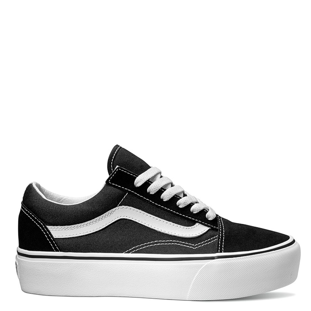 VANS - Vans Ua old skool platform zapatilla urbana mujer negro