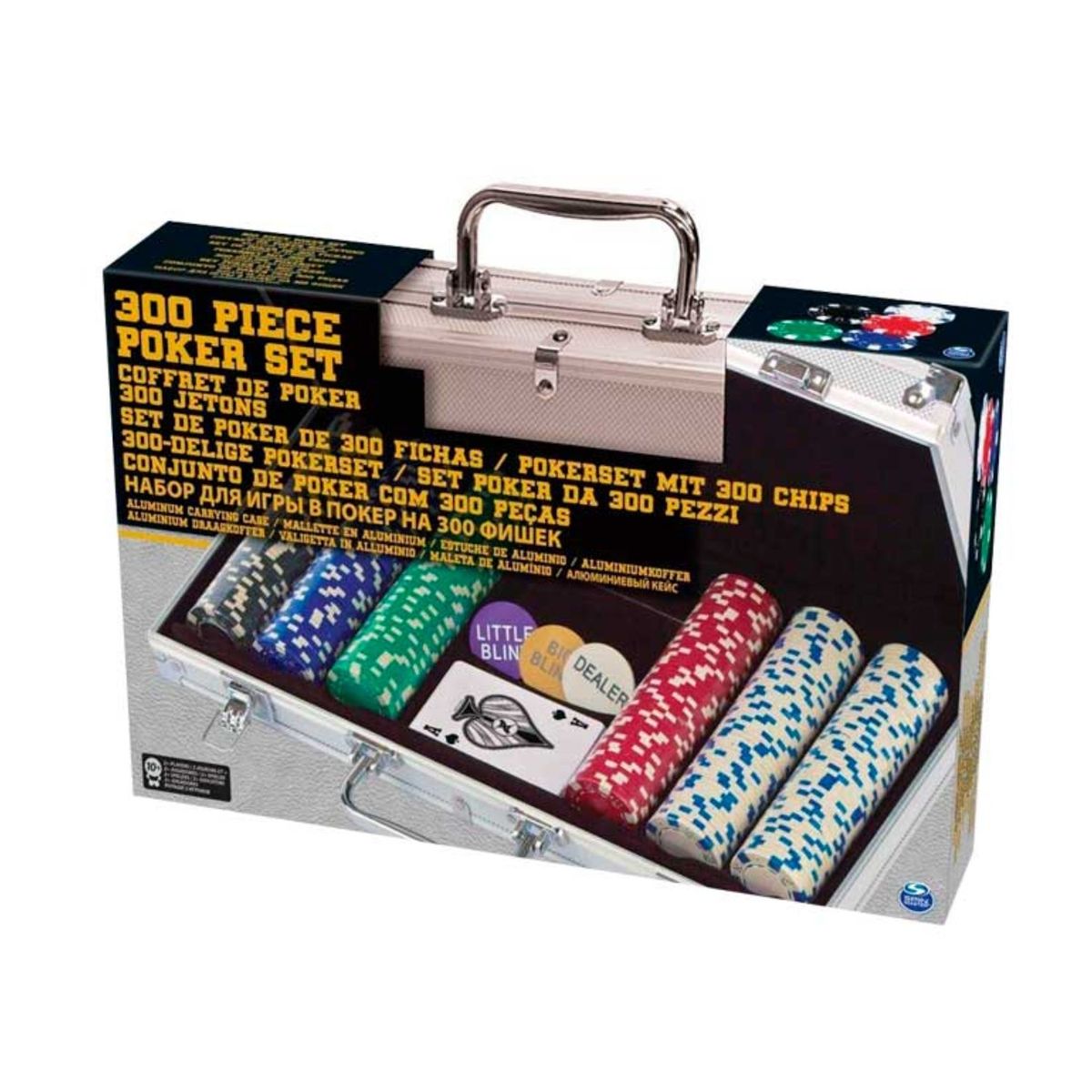 SPIN GAMES - Set Póker 300 Fichas Spin Games