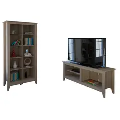 TUHOME - Rack Librero Essential Rovere