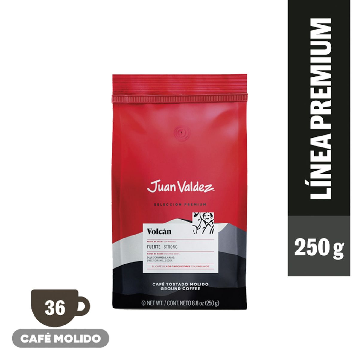 JUAN VALDEZ - Café Molido Volcán 250 Gr Juan Valdez