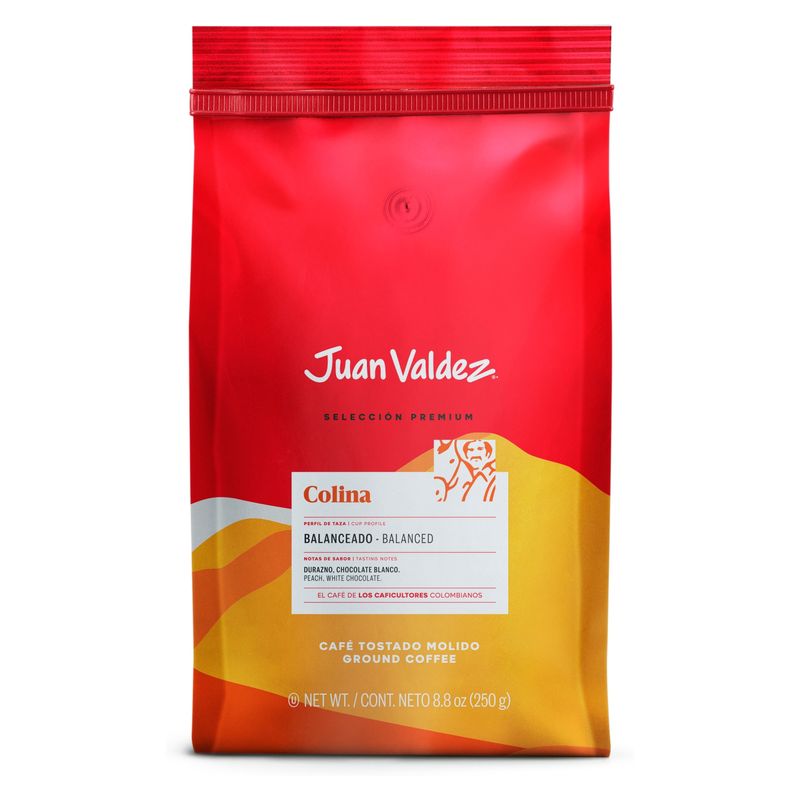 JUAN VALDEZ - Café De Grano Colina 250 Gr Juan Valdez