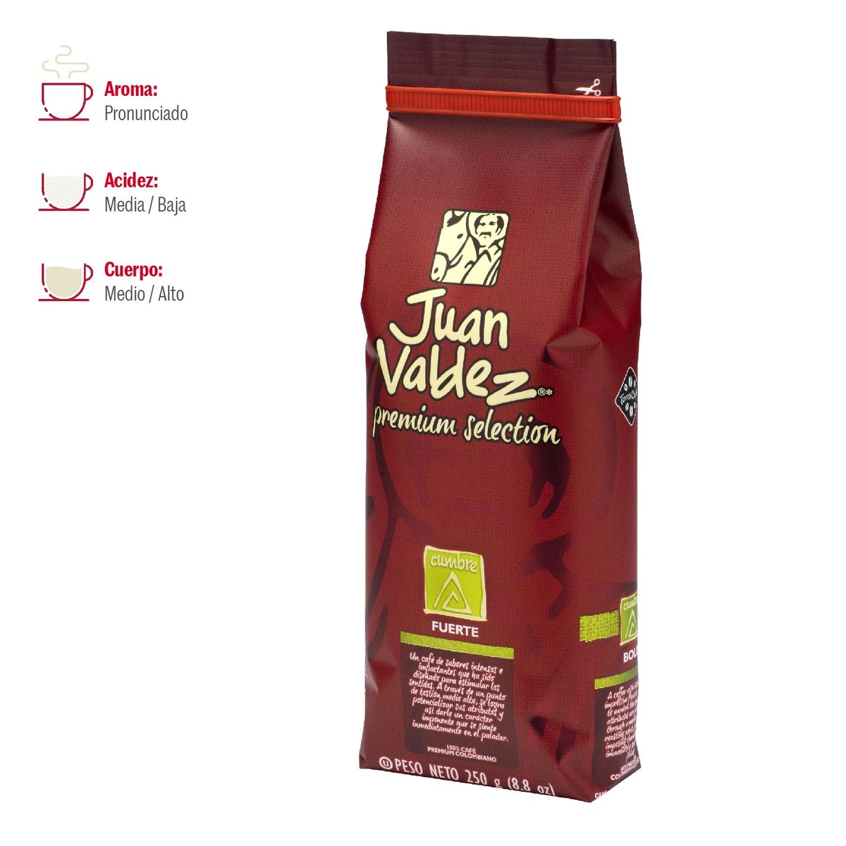 JUAN VALDEZ - Café Cumbre 250 Gr Juan Valdez