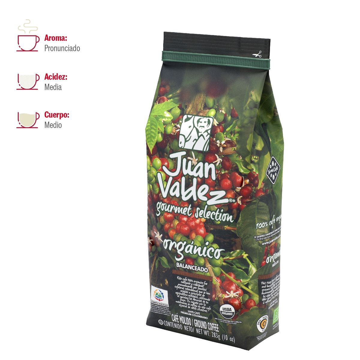 JUAN VALDEZ - Café Organico 283 gr