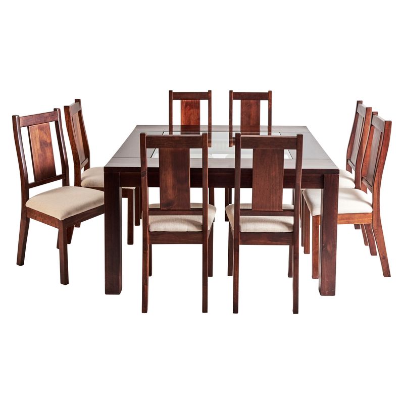 MAGASA - Juego de Comedor Sisal Ii 8 Sillas Magasa