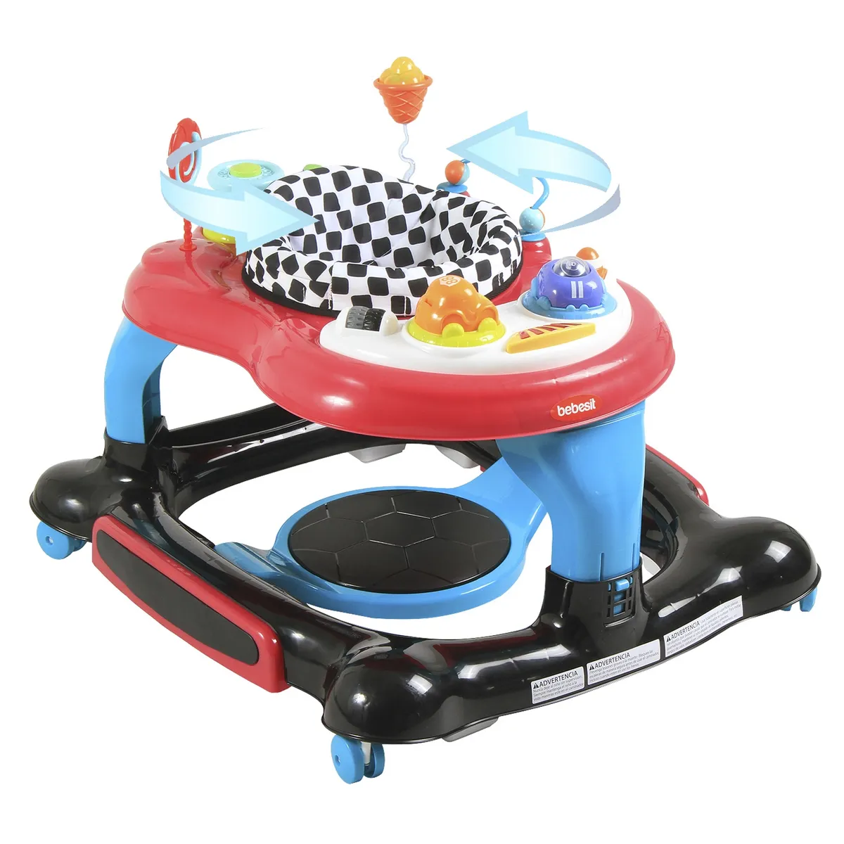 BEBESIT - Centro de Actividad 3-1 7102 Rojo Bebesit