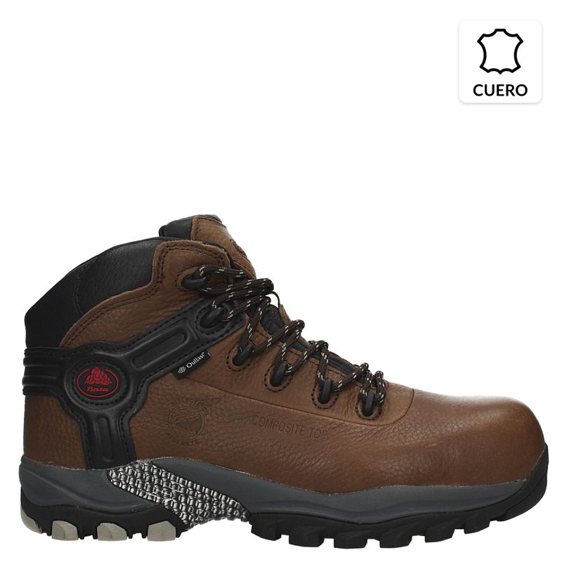 BATA - Zapato de Seguridad Hombre Cuero Café