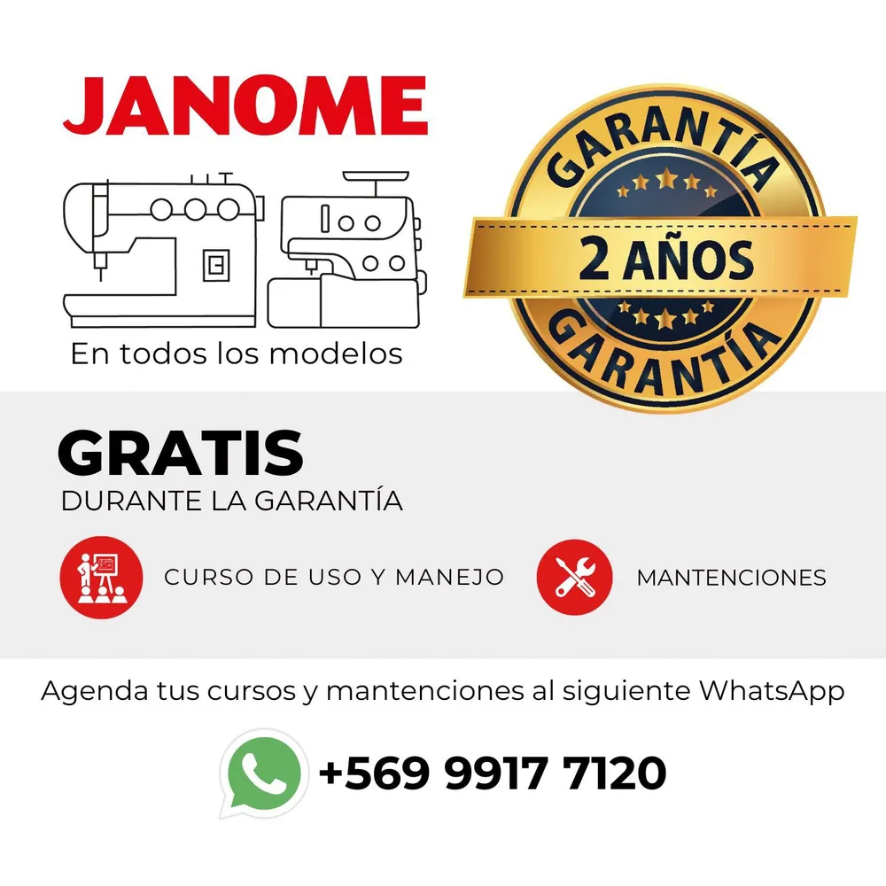 Janome 8002D Blanco, foto 16