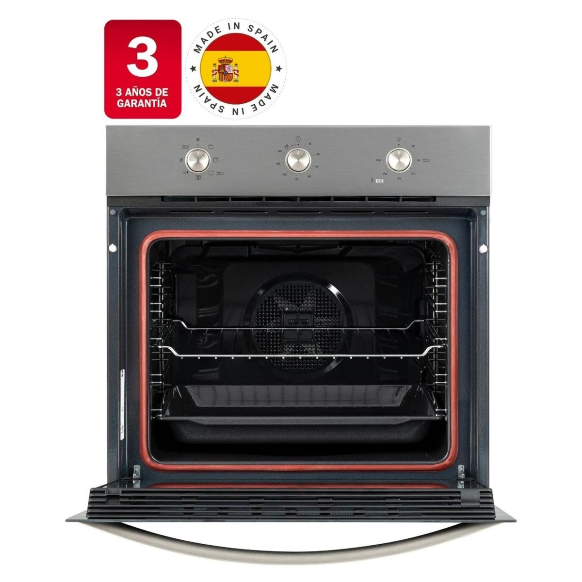 TEKA - Horno Eléctrico Empotrado 72 Lt Hbb-6060 Ss Inox Teka