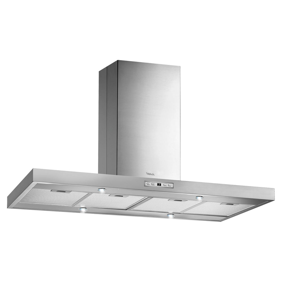 TEKA - Campana Dh2 1285 Cuerpo Y Estructura Alada Isla Inox Teka