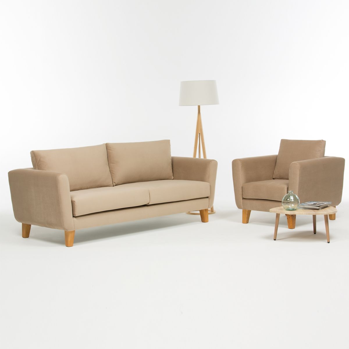 BARRA DESIGN - Sofá 3 Cuerpos Thomas Barra Design