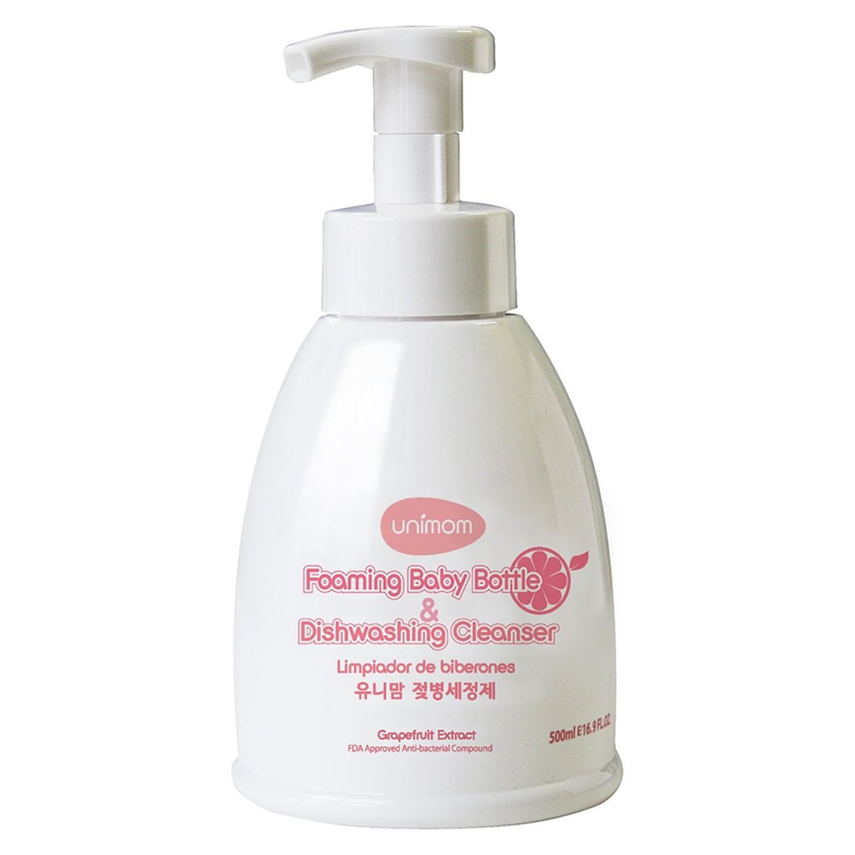 UNIMOM - Espuma Limpiadora Natural 500 Ml Unimom