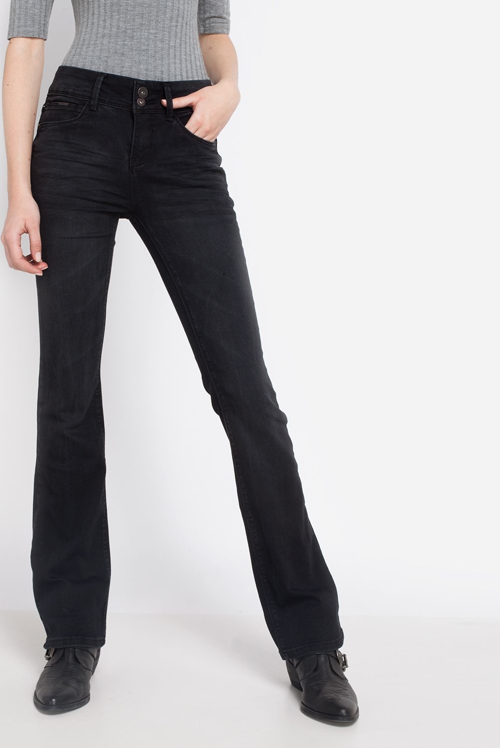 EFESIS - Jeans Mujer Skinny Tiro Medio Algodón Efesis