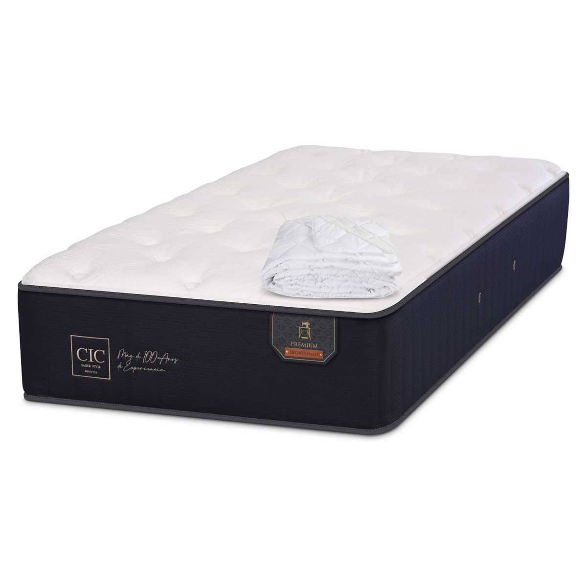 CIC - Colchón Premium 1p x 1.90mt + cub Cic