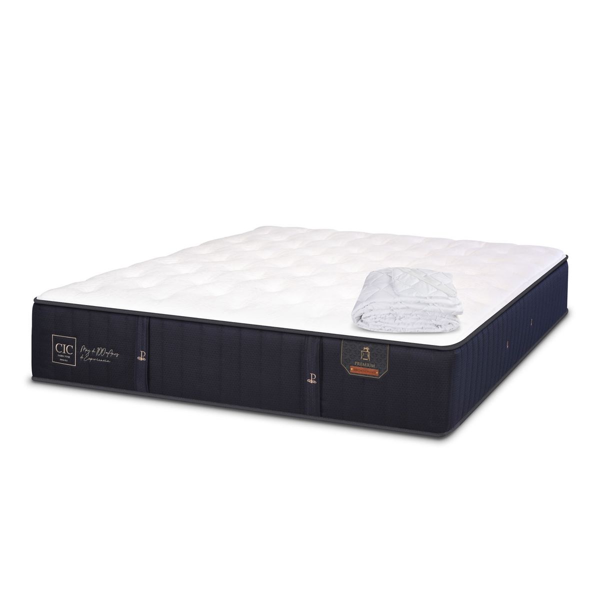 CIC - Colchón Premium 2 plazas x 1.90mt + Cubre colchón Cic
