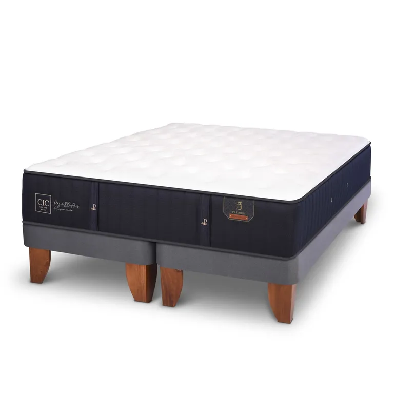 CIC Cama Europea 2 Plazas Premium 150 x 200 Cm Base Dividida