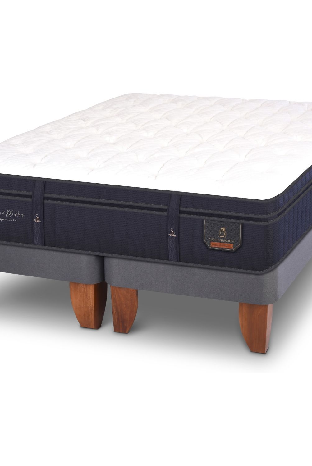 CIC - Cama Europea Super Premium King X 2.00Mt Base Dividida Cic