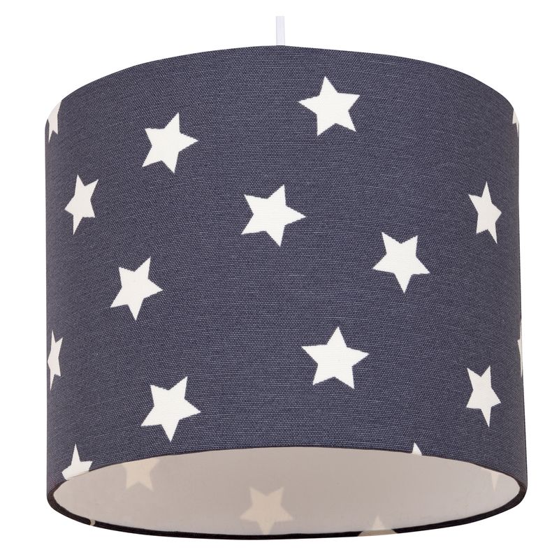 LIGHTME - Pantalla Tela Gris Estrella Blanca Lightme
