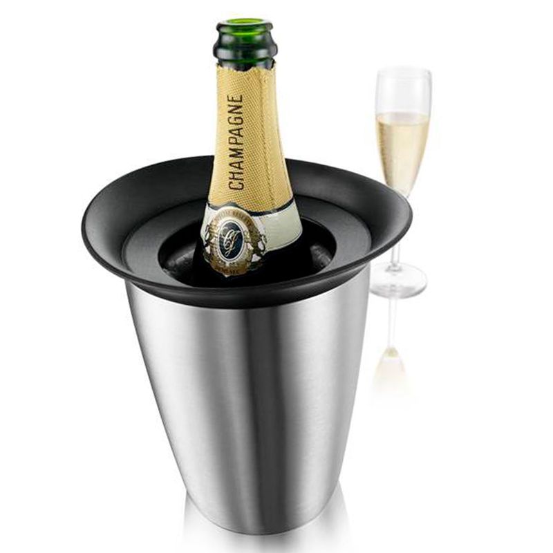 VACUVIN - Enfriador Champagne de Acero Inoxidable Vacuvin