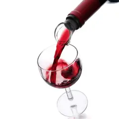 VACUVIN - Servidor Vino Cristal y Negro