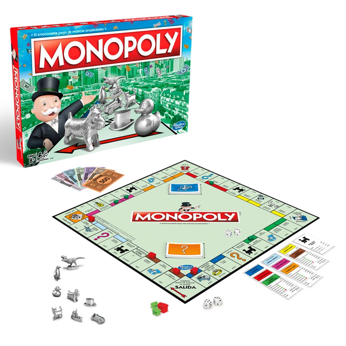MONOPOLY - Juego de Mesa Mon Monopoly Clásico Nuevo