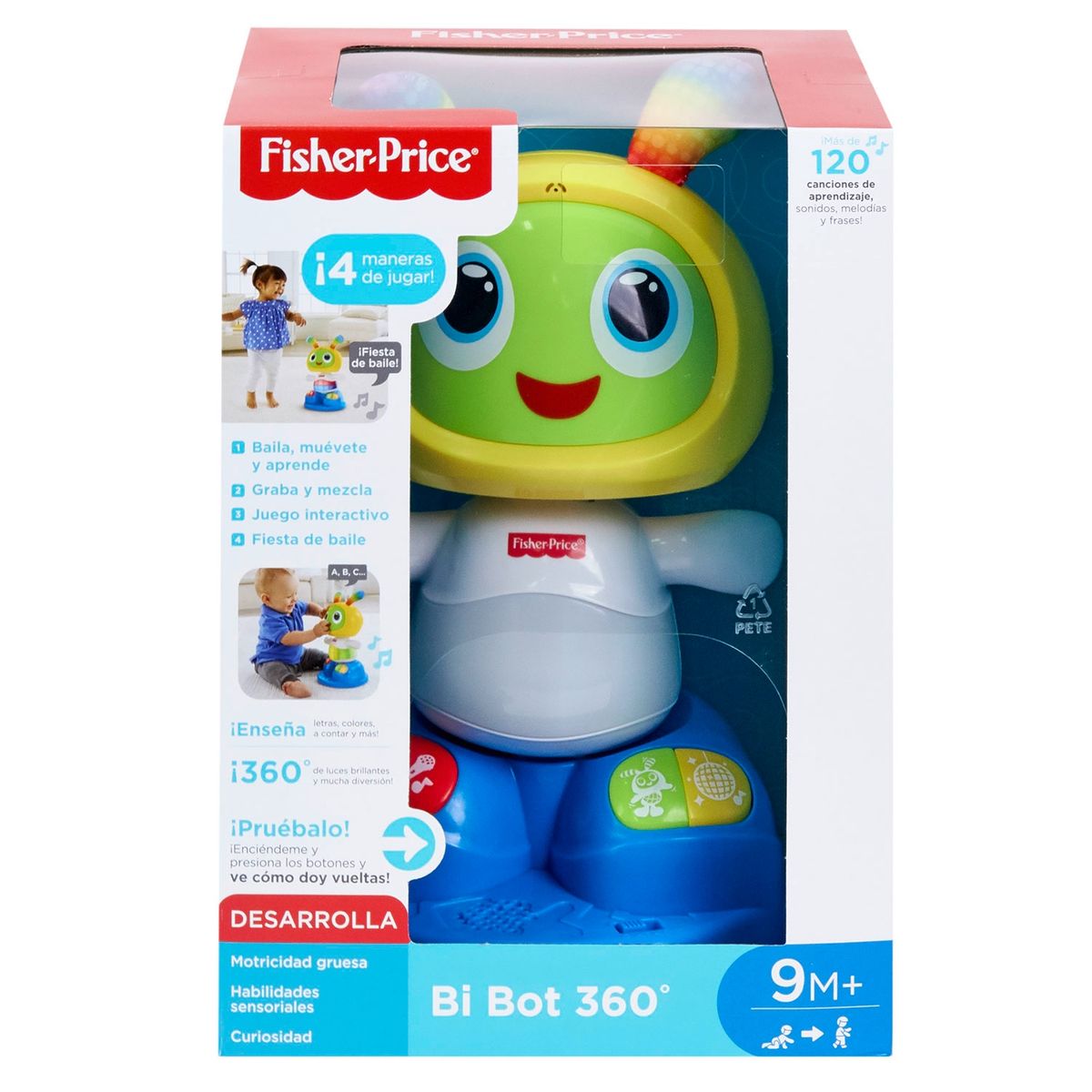 FISHER PRICE - Fisher Price Juego Educativo Bi Bot 360° Verde
