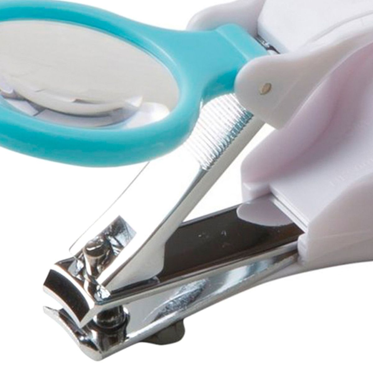 SAFETY 1ST - Cortauñas con Lupa Celeste Safety 1st