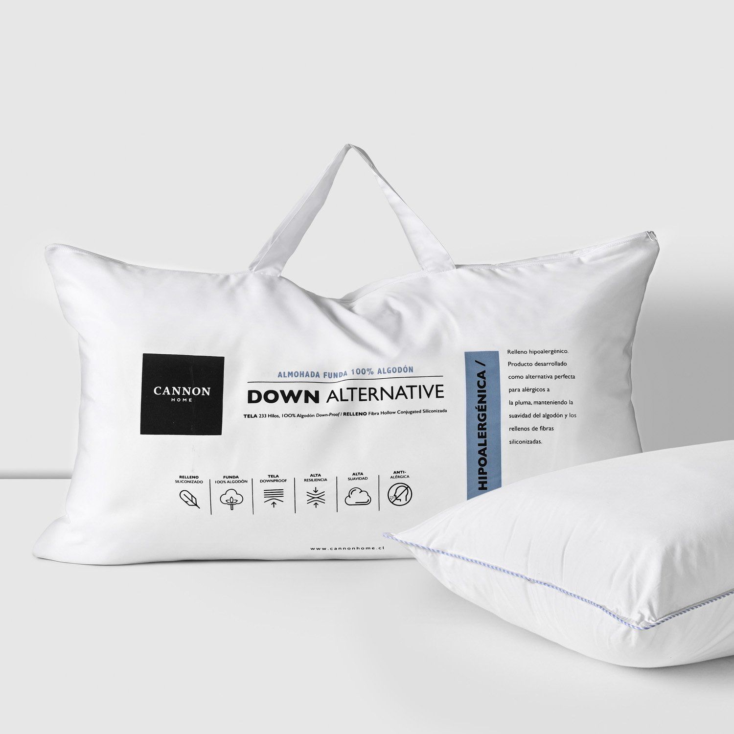 CANNON Almohada Down Alternative Microfibra Cannon