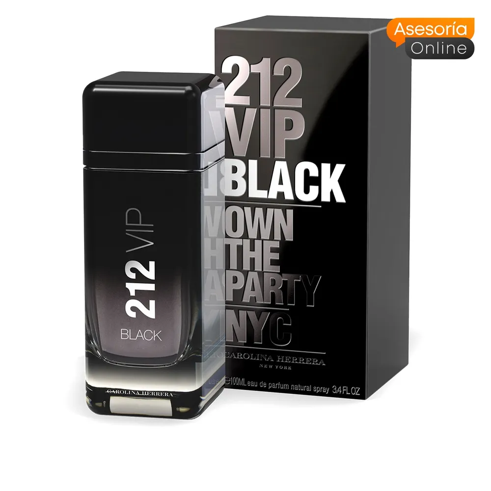 Carolina Herrera 212 VIP Black EDP 100 ml, foto 2