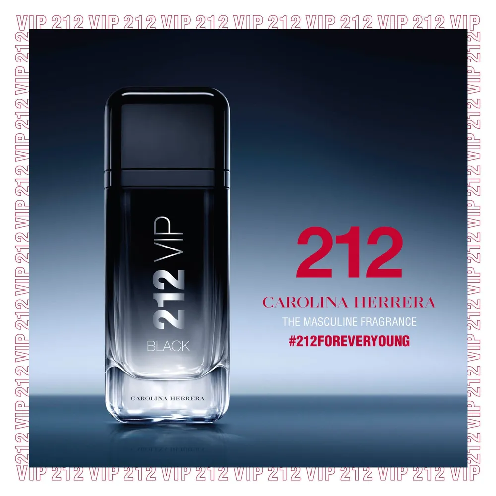 Carolina Herrera 212 VIP Black EDP 100 ml, foto 7