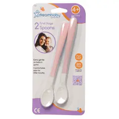 DREAMBABY - Set 2 Cucharas Primera Etapa Rosa