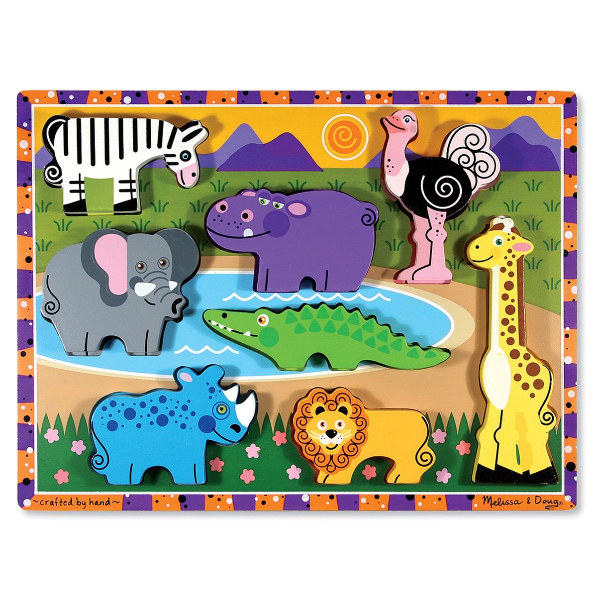 MELISSA & DOUG - Melissa Doug Puzzle Encaje Jungla