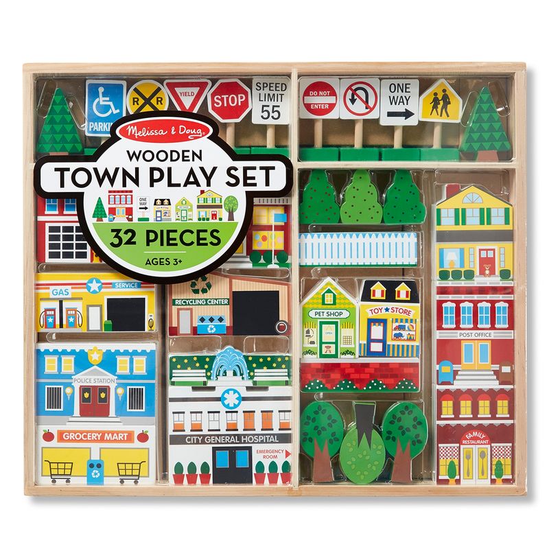 MELISSA & DOUG - Set Accesorios Y Figuras Ciudad Melissa & Doug