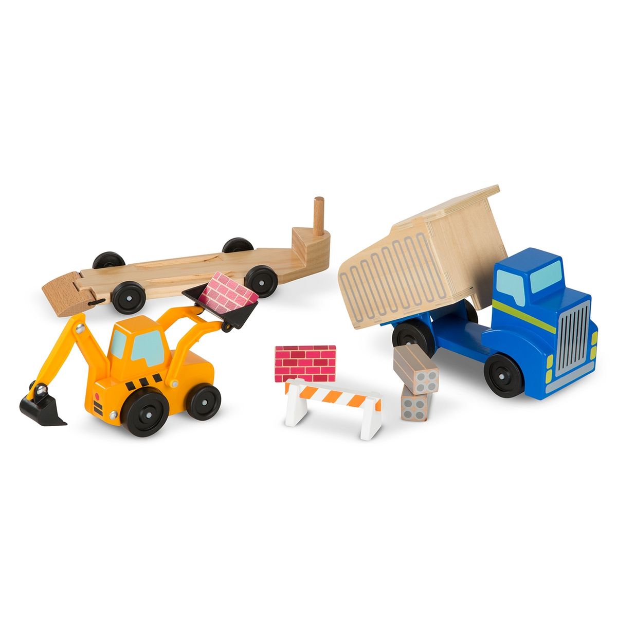 MELISSA & DOUG - Camión De Carga Y Retroexcavadora Melissa & Doug