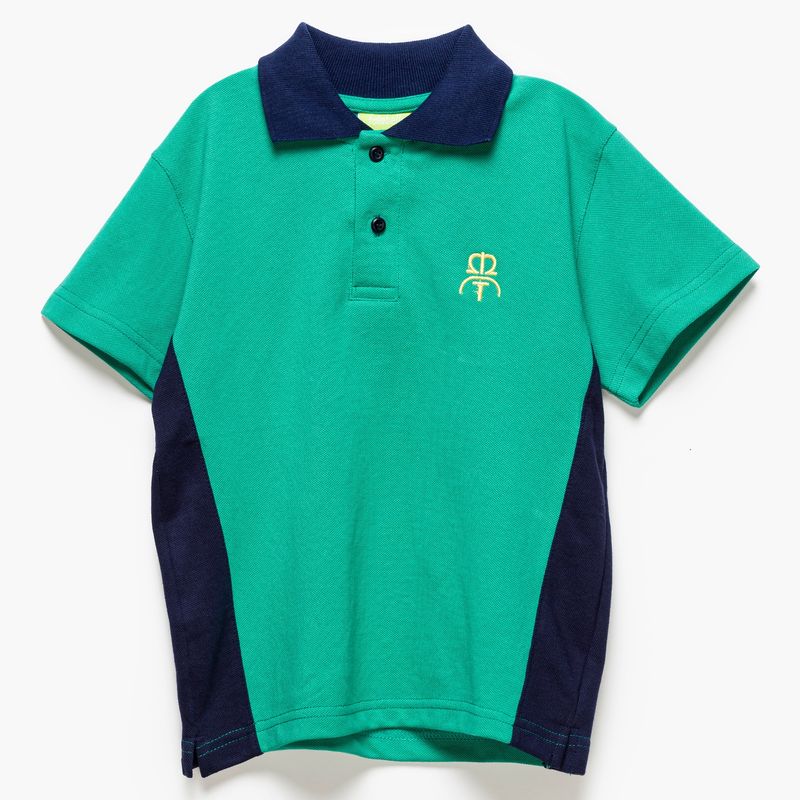 COLEGIO MONTE TABOR Y NAZARET LA DEHESA - Colegio Monte Tabor Y Nazaret La Dehesa, Polera Pique Escolar, 65 Algodón 35 Poliéster, Cuello Tejido Niño
