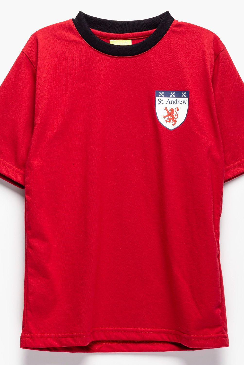 ST ANDREW - Polera Escolar Deporte, 65 Algodón, 35 Poliéster, Cuello Redondo Unisex Colegio Alcantara Plaza Vespucio