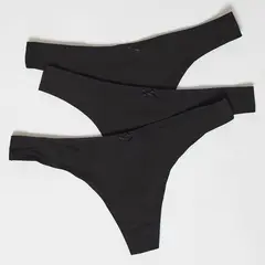 ETAM - Pack 3 Calzónes String Jack Mujer