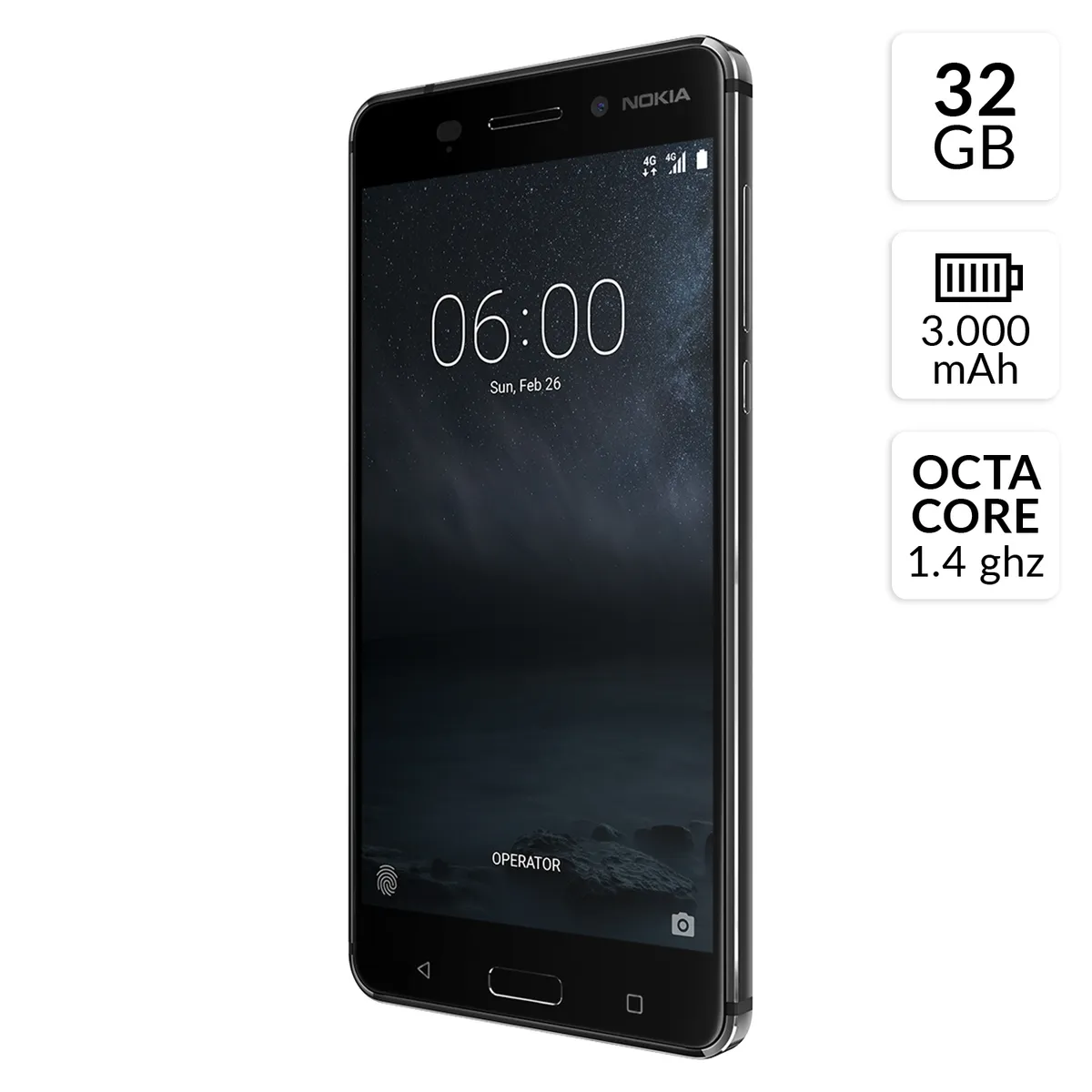 ENTEL - Smartphone Nokia 6 32GB.