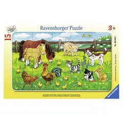 RAVENSBURGER - Puzzle Enmarcado Animales De La Granja