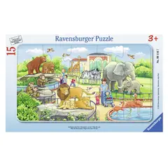 RAVENSBURGER - Puzzle Enmarcado Paseo Al Zoologico
