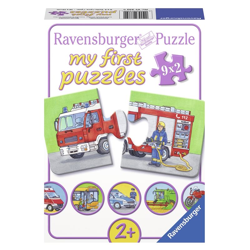 RAVENSBURGER - Caramba Mi Primer Puzzle Vehiculos De Emergencia Ravensburger