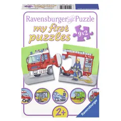 RAVENSBURGER - Caramba Mi Primer Puzzle Vehiculos De Emergencia