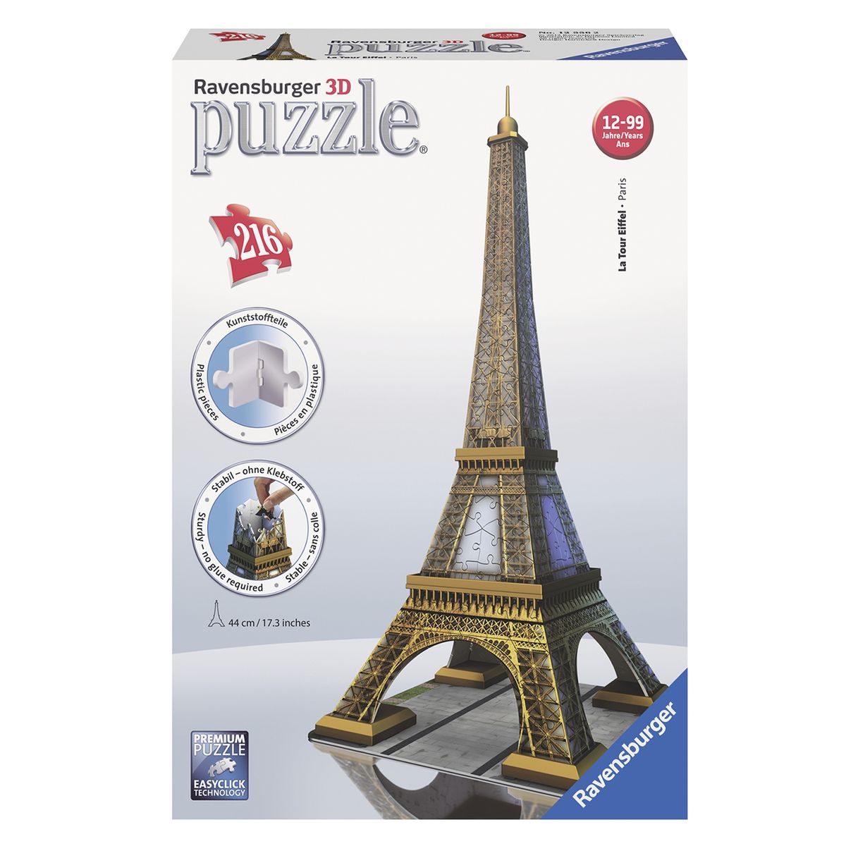 RAVENSBURGER - Puzzle 3D Torre Eiffel Ravensburger